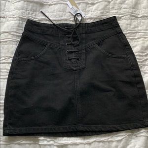 NWT topshop black skirt